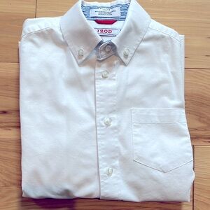 Izod Boys Cotton Dress Shirt, 100% cotton. Size 10/12.